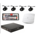 Sistema de Vigilancia (Disco duró grabador 240GB + 4 Cámaras + punto de acceso wifi)
