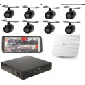 Sistema de Vigilancia (Disco duró grabador 480GB + 8 Cámaras + punto de acceso wifi)
