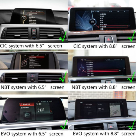 Sistema multimedia Navisson para BMW 1 Series (F20 / F21)  (2011-2016) 12.3"