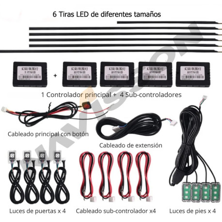Kit de Iluminación ambiental universal
