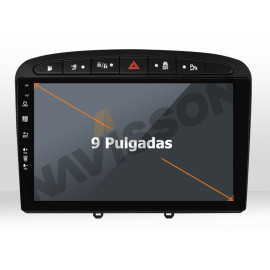 Marco Navegador Peugeot 408 (2010-2012) y 308 (2007-2015)
