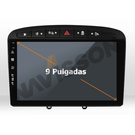 Marco Navegador Peugeot 408 (2010-2012) y 308 (2007-2015)
