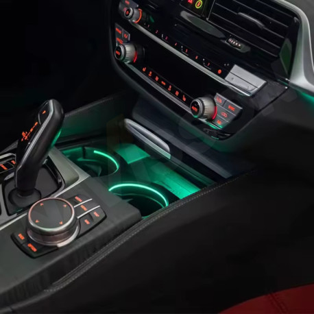 Iluminación Posavasos BMW Serie 3/4 (2020-2024) Serie 5 (2018-2023) X3 X4 (2018-2024)