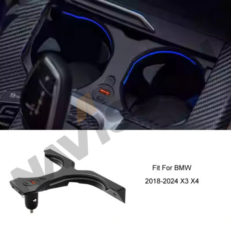 Iluminación Posavasos BMW Serie 3/4 (2020-2024) Serie 5 (2018-2023) X3 X4 (2018-2024)
