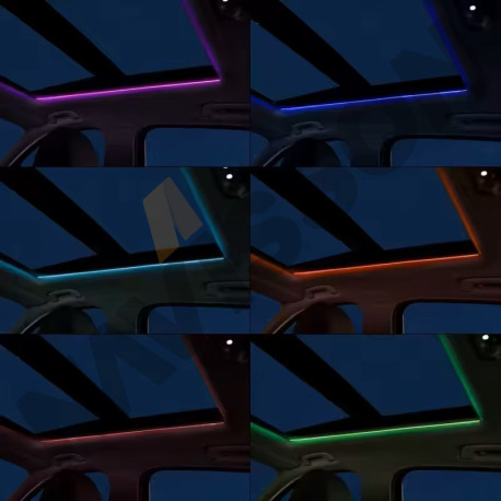 Iluminación LED Ambiental para Techo Panorámico BMW