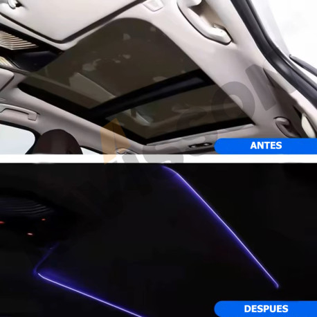Iluminación LED Ambiental para Techo Panorámico BMW