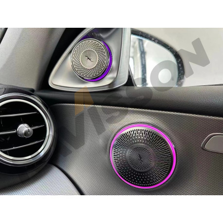 Kit iluminación ambiental rejillas y tweeters para mercedes W205