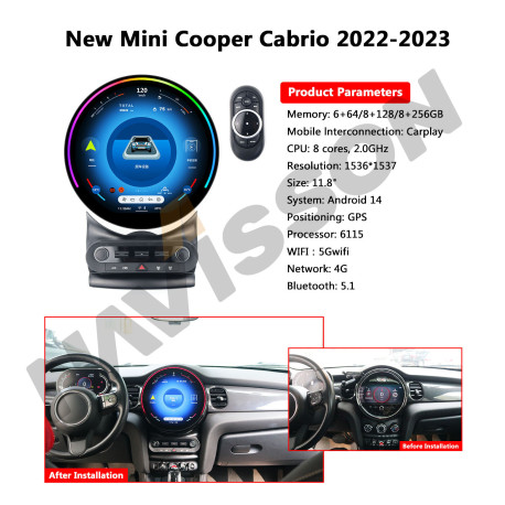 Sistema Multimedia Navisson especifico para MINI (2022-2023)