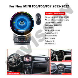 Sistema Multimedia Navisson especifico para MINI F55/56/57 (2015-2022) 2