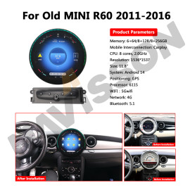 Sistema Multimedia Navisson especifico para MINI R60 (2007-2010) 2