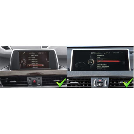 Sistema multimedia Navisson especifico para BMW Serie X1 F48 (2015-2017) conector vídeo de 6 PINS