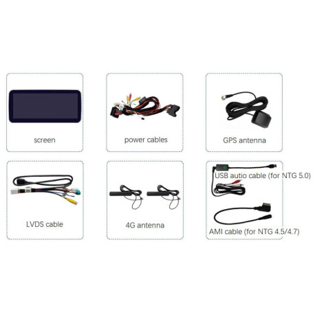 Sistema multimedia Navisson especifico para Mercedes Clase B (+2015) NTG 5.0