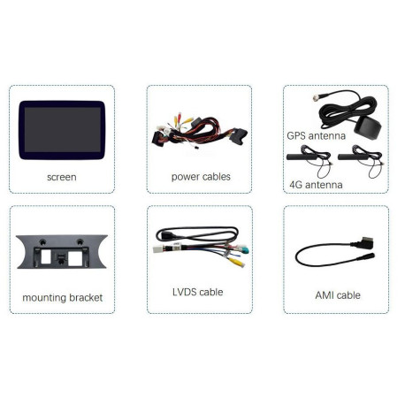 Sistema multimedia Navisson especifico para Mercedes SLK R172
