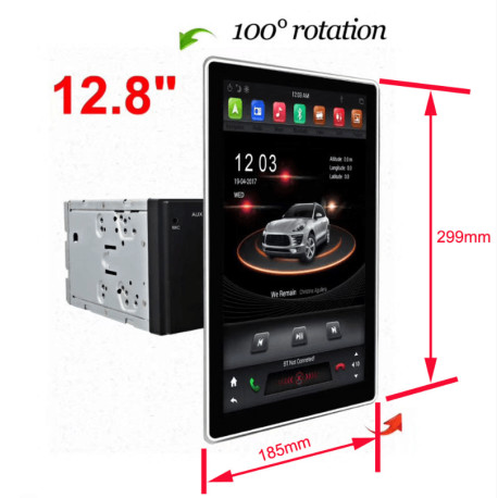 Navegador Multimedia Navisson DOBLE DIN Con pantalla giratoria