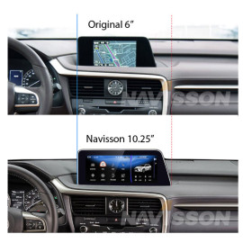 Sistema Multimedia Navisson Especifico para Lexus RX (2014-2018) con LCD