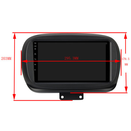 Sistema multimedia Navisson para Fiat 500 / 500X (+2014)