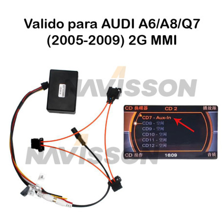 Activador entrada Auxiliar para Audi 2G