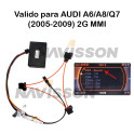 Activador entrada Auxiliar para Audi 2G