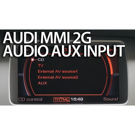 Activador entrada Auxiliar para Audi 2G