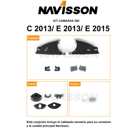 Sistema de visión 360 grados Navisson para Mercedes