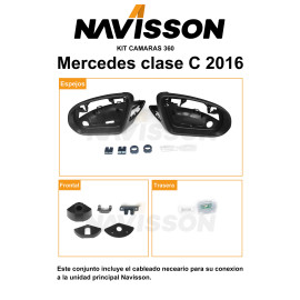 Sistema de visión 360 grados Navisson para Mercedes Clase C
