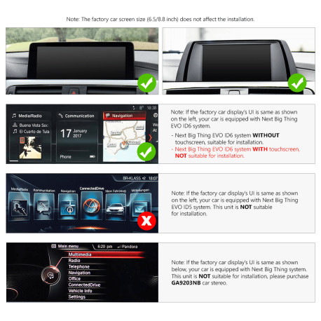 Sistema multimedia Navisson para BMW Serie 3 /Serie 4 (+2017 EVO)