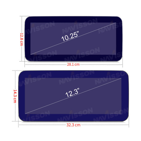 Sistema multimedia Navisson para Mercedes clase C /  GLC /  V (+2019)