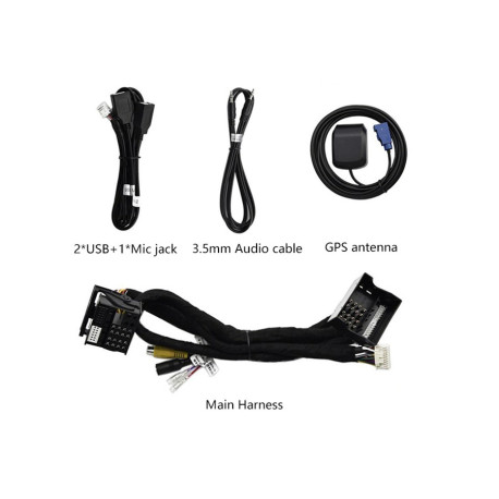 Sistema multimedia Navisson especifico para BMW Serie X1 F48 (2015-2017) conector vídeo de 6 PINS