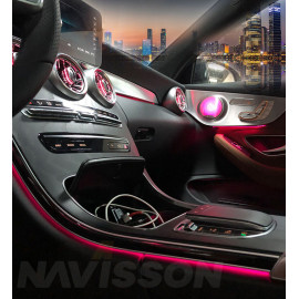 Kit Iluminación ambiental específica para Mercedes C W205 (2014-2018)/GLC X253 (2015-2019)