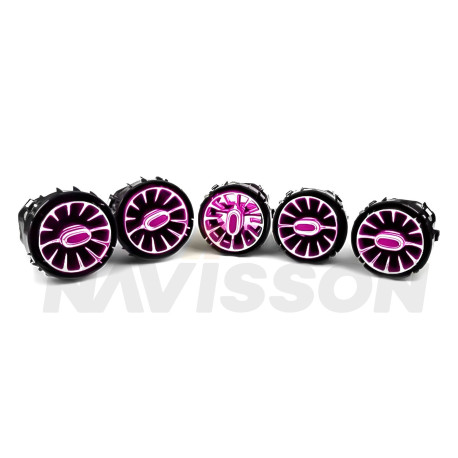 Kit de aireadores con iluminación para Mercedes-Benz Clase A (W176), CLA (W117) Y GLA (W156)