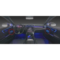 Rejilla de altavoz con luz ambiental para Mercedes-Benz clase C W206