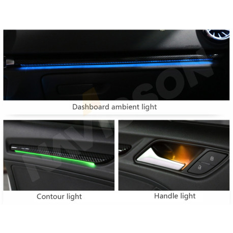Kit Iluminación ambiental específica para AUDI A3 MQB (2013-2017)