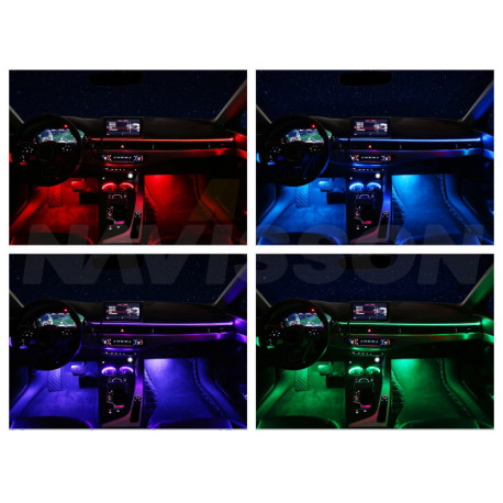 iluminacion ambiental Audi A4 B9 / A5 / S5  ( 32 colores)