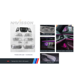 Kit rejillas altavoces y tweeters para BMW serie 7 G12 (+2017)