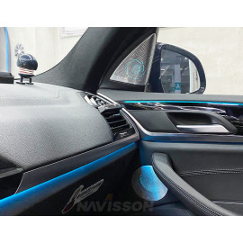 Kit tweeters y rejilla altavoces con diseño Boweers & Wilkins con iluminacion para BMW X3 G01 (+2018)