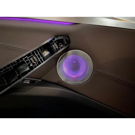 Kit tweeters y rejilla altavoces con diseño Boweers & Wilkins con iluminacion para BMW X4 G02 (+2018)