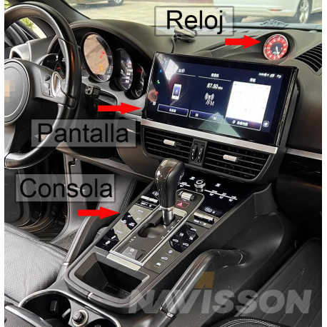 Consola central digital para Porsche Panamera (2010-2016)