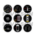 Soporte para reloj / medidor digital Porsche cayenne (2010-2017)