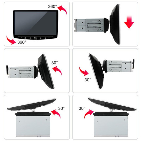 Sistema multimedia Navisson 1 DIN con pantalla de 10.25"