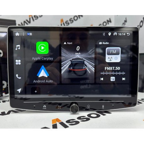 Sistema multimedia Navisson 1 DIN con pantalla de 10.25"