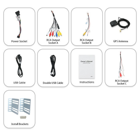 Sistema multimedia 2 din universal sin CD