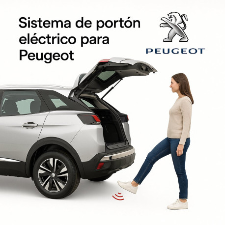 Sistema de apertura portón eléctrico para Peugeot