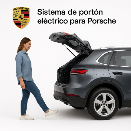Sistema de apertura portón eléctrico para Porsche