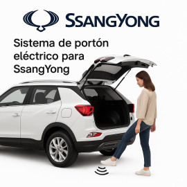Sistema de apertura portón eléctrico para SsangYong