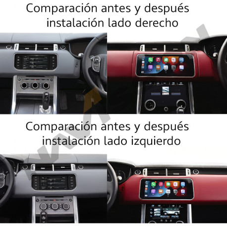 Sistema Multimedia Fijo Navisson para Ranger Rover Sport (2016-17) con pantalla HARMAN